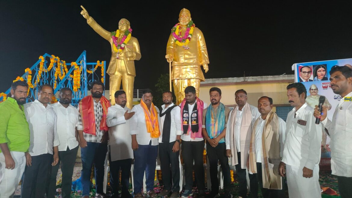 నాగిరెడ్డి గూడ గ్రామములో బాబు జాగ్జీవన్ రామ్ విగ్రహావిష్కరణ విగ్రహావిష్కరణ
